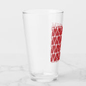 Verre Coeurs rouges allongés (Droite)