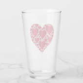 VERRE COEURS ROUGES POUR LA JOURNÉE DE VALENTINE (Dos)