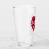 VERRE COEURS ROUGES POUR LA JOURNÉE DE VALENTINE (Droite)