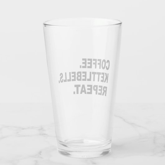 Verre Coffee Kettlebells Répéter (Dos)