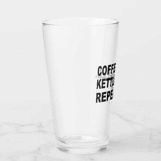 Verre Coffee Kettlebells Répéter (Droite)