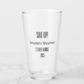 Verre Coit Up Groomsman Beer Mug - Mariage Party Cadeau (Devant)