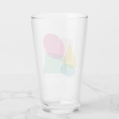 Verre Collage de formes géométriques vives et colorées (Dos)