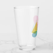 Verre Collage de formes géométriques vives et colorées (Droite)