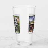 Verre Collage de souvenir de photo de la coutume 3 (Gauche)