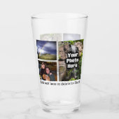 Verre Collage de souvenir de photo de la coutume 3 (Devant)