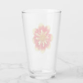 Verre Collarette orange Dahlia Floral (Dos)
