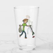 Verre Collecte de journaux et de dossiers (Devant)