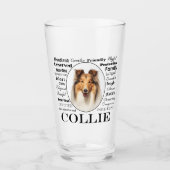 Verre Collie Traits (Devant)