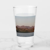 Verre Collines Cuillin dans Red Sunset Skye (Dos)