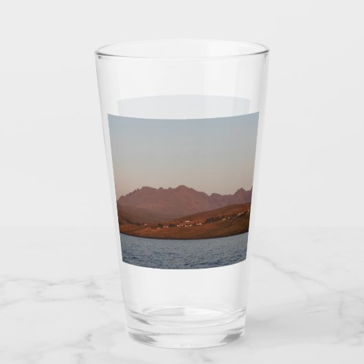 Verre Collines Cuillin dans Red Sunset Skye (Devant)