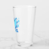 Verre colombe bleue de la Paix (Gauche)