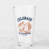 Verre Colorado Mountain | The Centennial State (Devant)