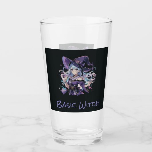 Verre Coloré/Anime/sorcière/Halloween (Devant)