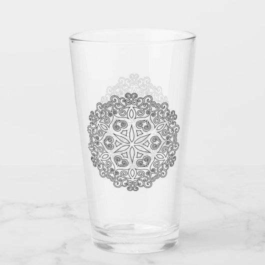 Verre Colorez votre propre MANDALA - do-it-yourself Colo (Devant)