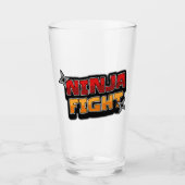 VERRE COMBAT DE NINJA (Devant)