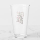 Verre Combattre comme une fille - Siroter avec force (Dos)
