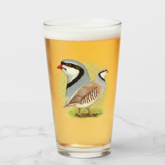 Verre Combo de perdrix de Chukar (Devant (rempli))