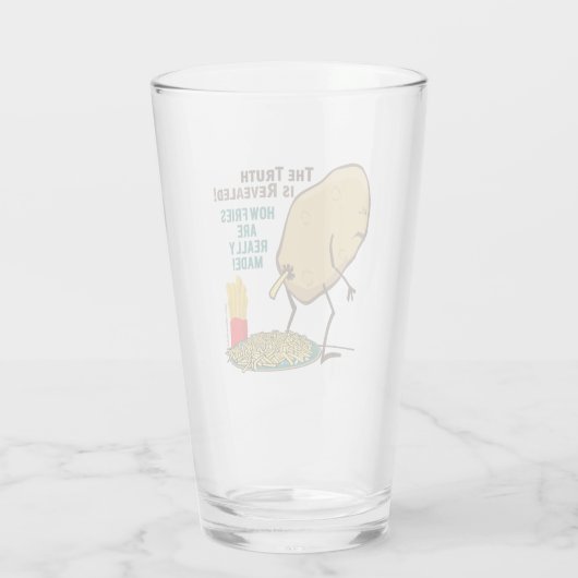 Verre Comment des fritures sont vraiment faites à pomme (Dos)
