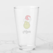 Verre Comment le Grinch a volé Noël | Nom & monogramme (Dos)