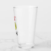 Verre Comment le Grinch a volé Noël | Nom & monogramme (Gauche)