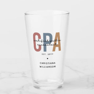 Verre Comptable Public Certifié CPA Retro