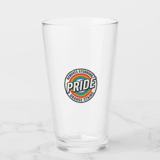 Verre Conception de badge arc-en-ciel de protestation de (Devant)