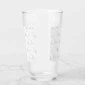Verre Conception de célébration de mariage romantique de (Gauche)