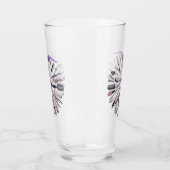 Verre Conception de cercle de maquillage (Gauche)