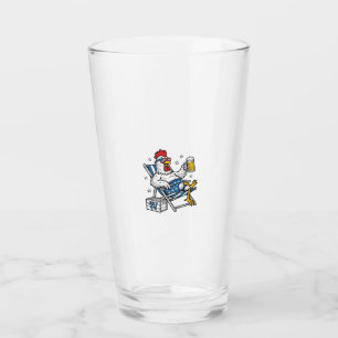 Verre Conception de chemise patriotique de bière de poul