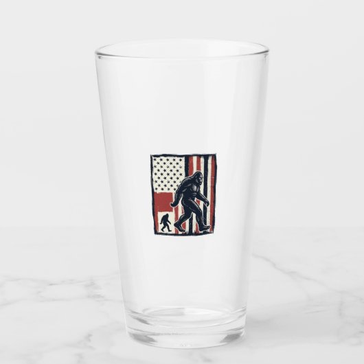 Verre Conception de chemise vectorielle de drapeau de cr (Devant)