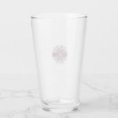 Verre Conception de chemise vectorielle de feu d'artific (Dos)