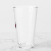 Verre Conception de chemise vectorielle de feu d'artific (Gauche)