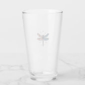 Verre Conception de chemise vectorielle de libellule pat (Dos)