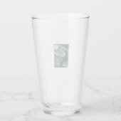 Verre Conception de chemise vectorielle de paysage noctu (Dos)