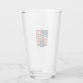 Verre Conception de chemise vectorielle drapeau patrioti (Dos)