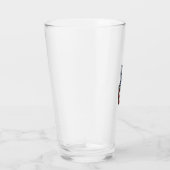 Verre Conception de chemise vectorielle main de paix pat (Droite)