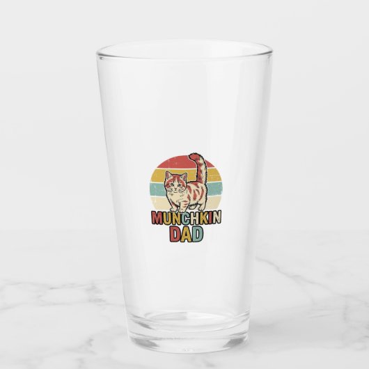 Verre Conception de chemise vectorielle pour papa Munchk (Devant)