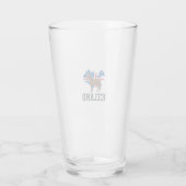 Verre Conception de chemise vectorielle vintage drapeau  (Dos)