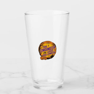 Verre Conception de citrouille vintage Halloween aime l'
