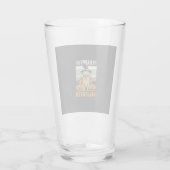 Verre Conception de citrouille vintage Halloween Retriev (Dos)