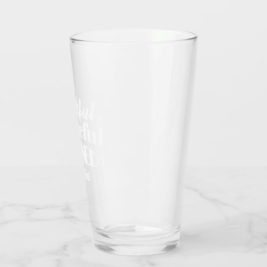 Verre Conception de devis d'action de grâce modifiable (Gauche)