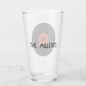 Verre Conception de disques vinyle Peace and joy (Dos)