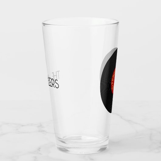 Verre Conception de disques vinyle Peace and joy (Droite)