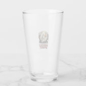 Verre Conception de gravure vintage Halloween squelette  (Dos)