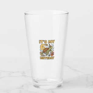 Verre Conception de gravure vintage tortue marine 6ème a