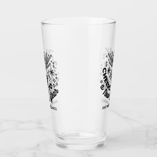 Verre Conception de la fête du Nouvel An (Droite)