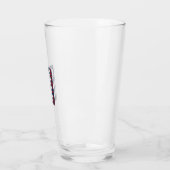 Verre Conception de maillot de drapeau de papa de baseba (Gauche)