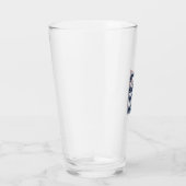 Verre Conception de maillot de drapeau de papa de baseba (Droite)