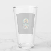 Verre Conception de maison hantée de dame de chat effray (Dos)